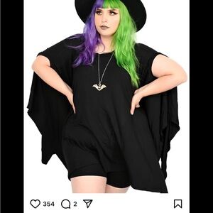 Foxblood Rhiannon Flowing Oversized Top